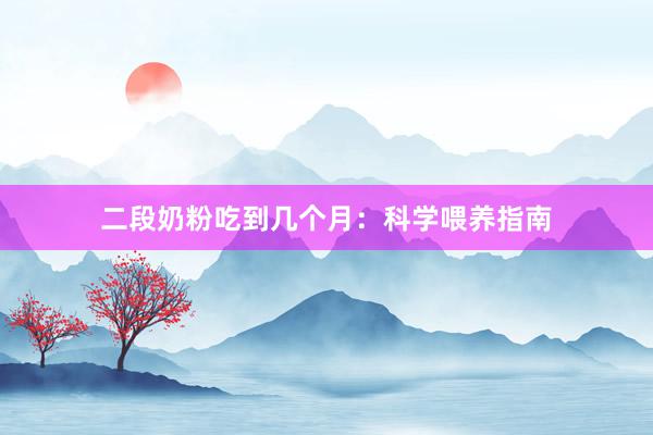 二段奶粉吃到几个月：科学喂养指南
