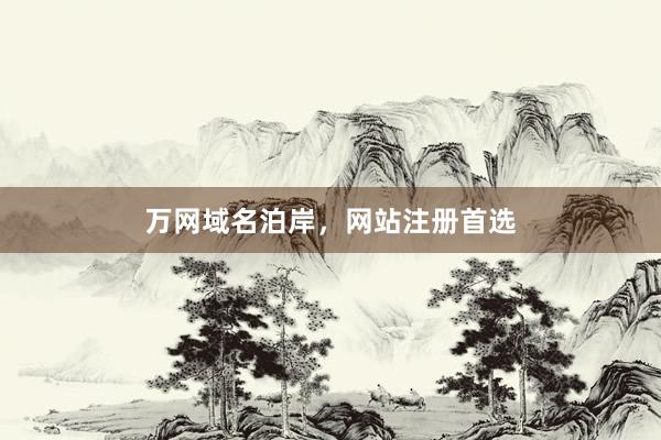 万网域名泊岸，网站注册首选